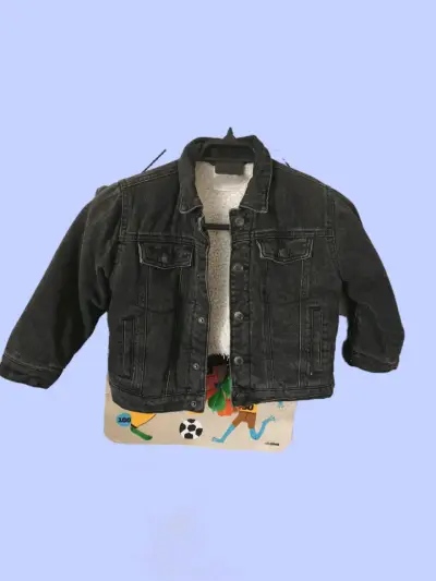 Chaqueta de mezclilla con forro marca zara - miniatura 2