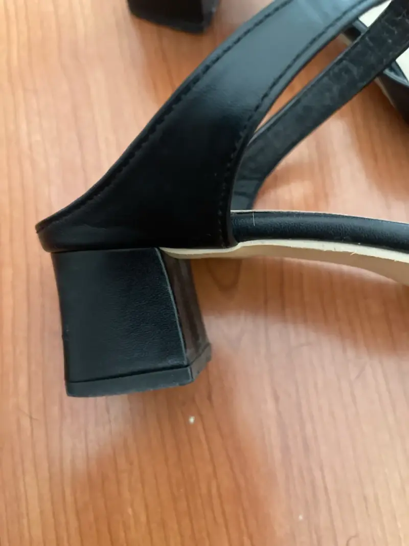 Zapatos planos negros punta - 2