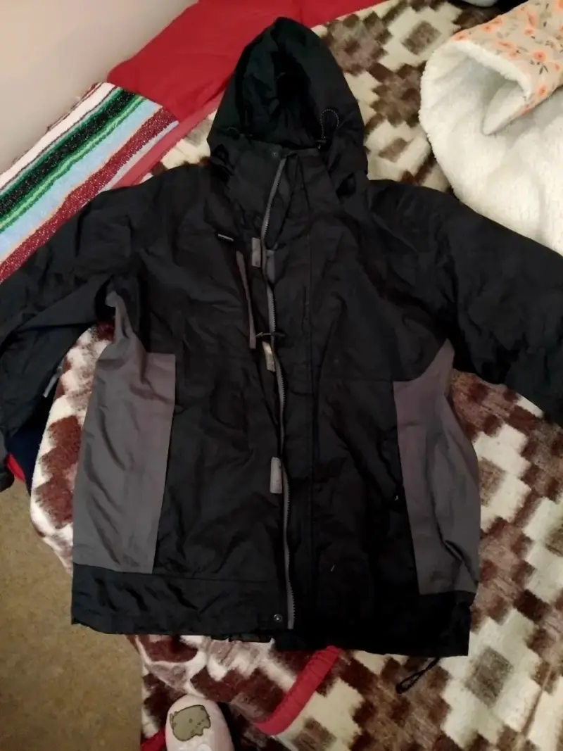 Chaqueta negra impermeable Termica NUEVA talla L - 3