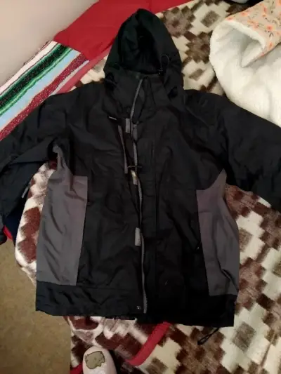 Chaqueta negra impermeable Termica NUEVA talla L - miniatura 3