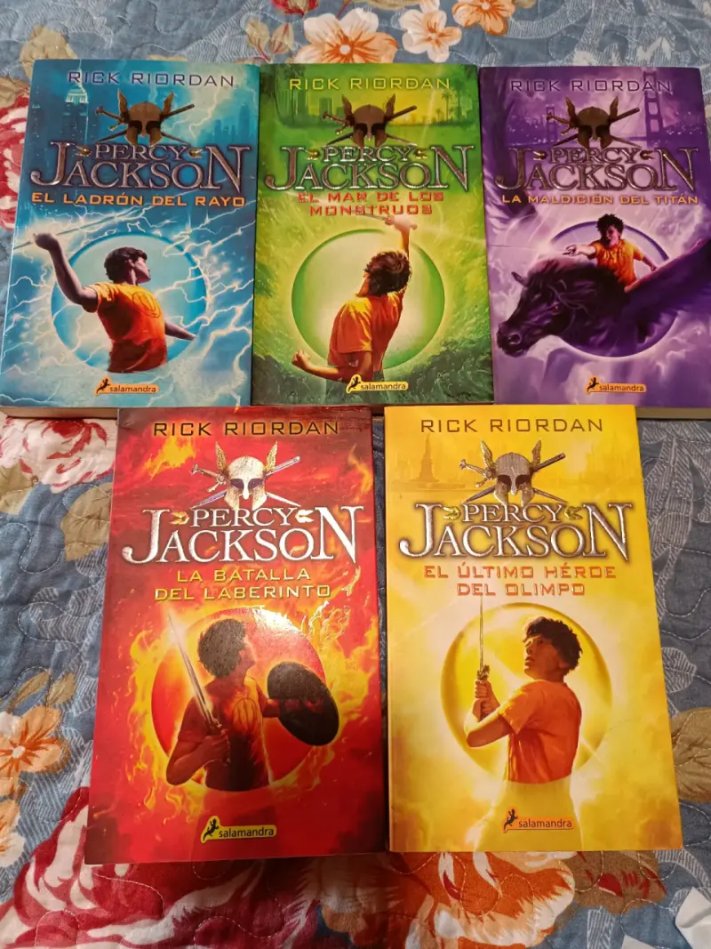 Colección libros Percy Jackson