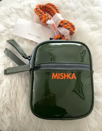 Mini bag  verde brillante Mishka - miniatura 2