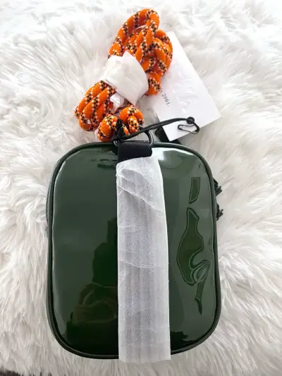 Mini bag  verde brillante Mishka - miniatura 3