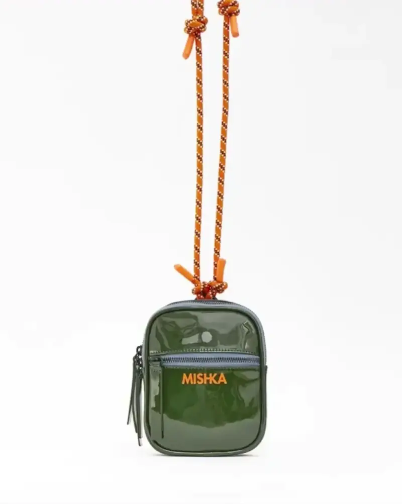 Mini bag  verde brillante Mishka - 6