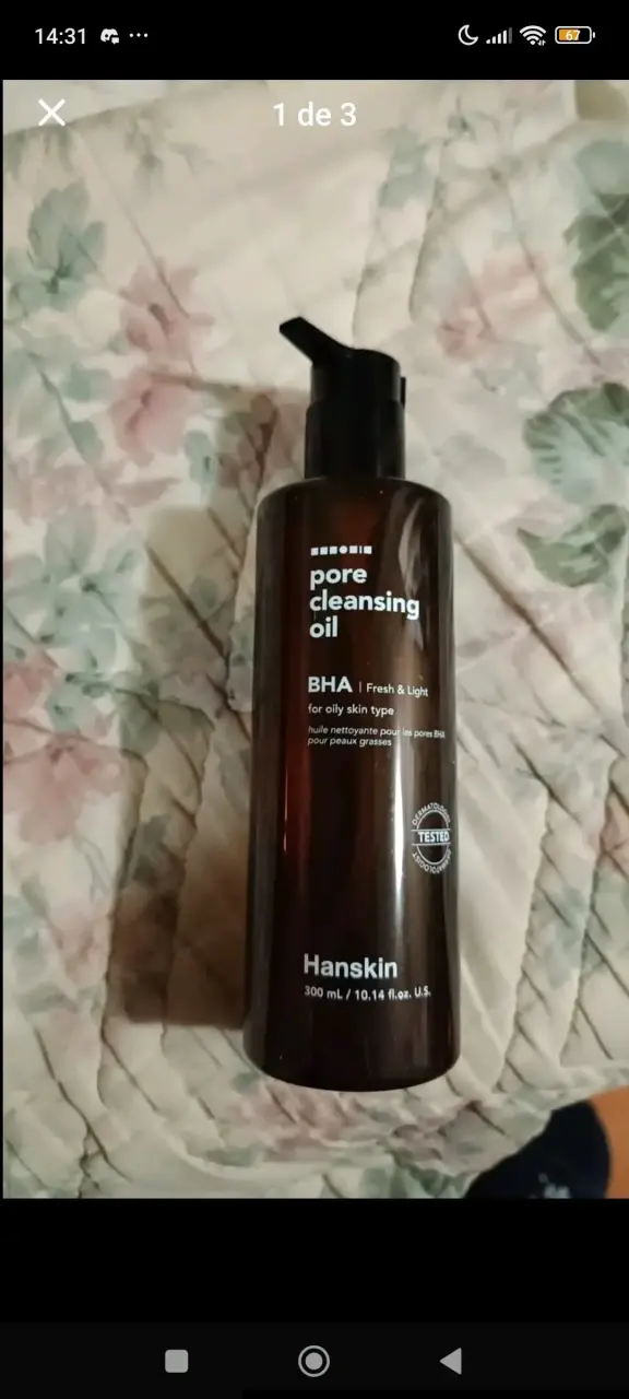 Aceite limpiador Hanskin BHA - 1