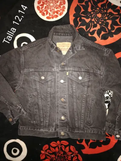 Chaqueta negra jeans Levi's - miniatura 1