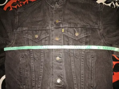 Chaqueta negra jeans Levi's - miniatura 4