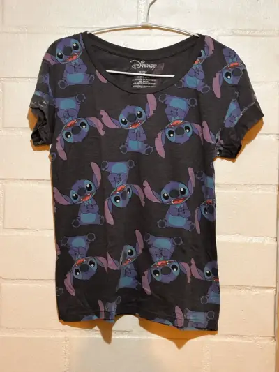Polera negra estampada - miniatura 2