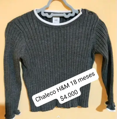Suéter de bebé H&M gris - miniatura 1
