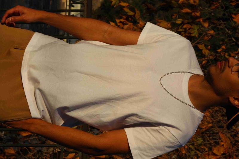 Polera blanca clásica unisex - 1