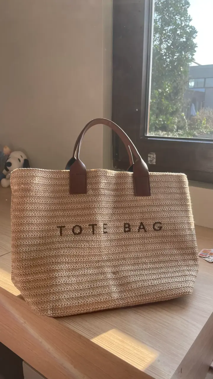 Bolso tote de mimbre - 2