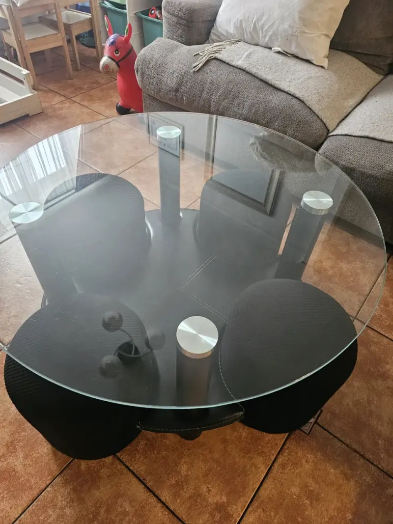 Mesa de centro de vidrio - 3