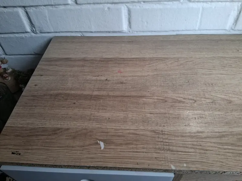 Escritorio de madera con cajones - 3