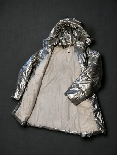 Chaqueta plateada Metalizada Mossimo - miniatura 2
