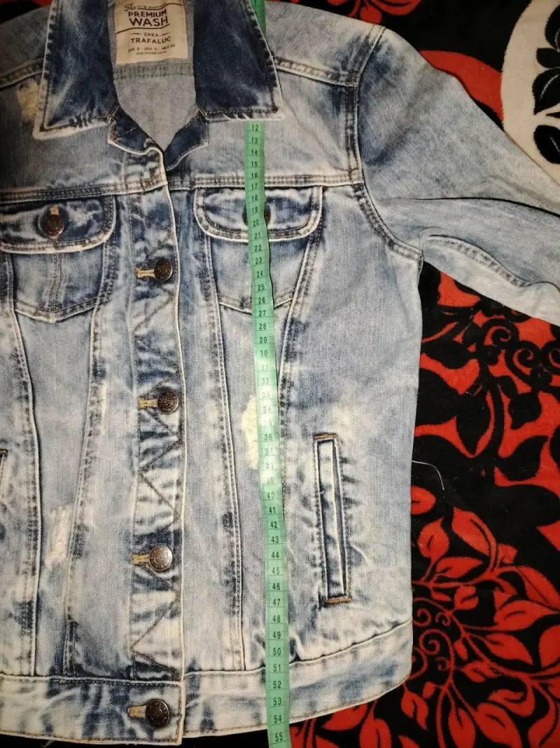 Chaqueta Zara desgastada - 5
