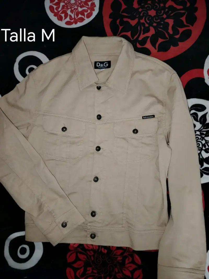 Chaqueta Dolce Gabbana beige talla M - 1