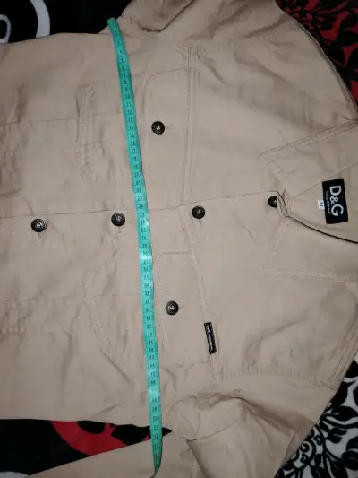 Chaqueta Dolce Gabbana beige talla M - miniatura 3
