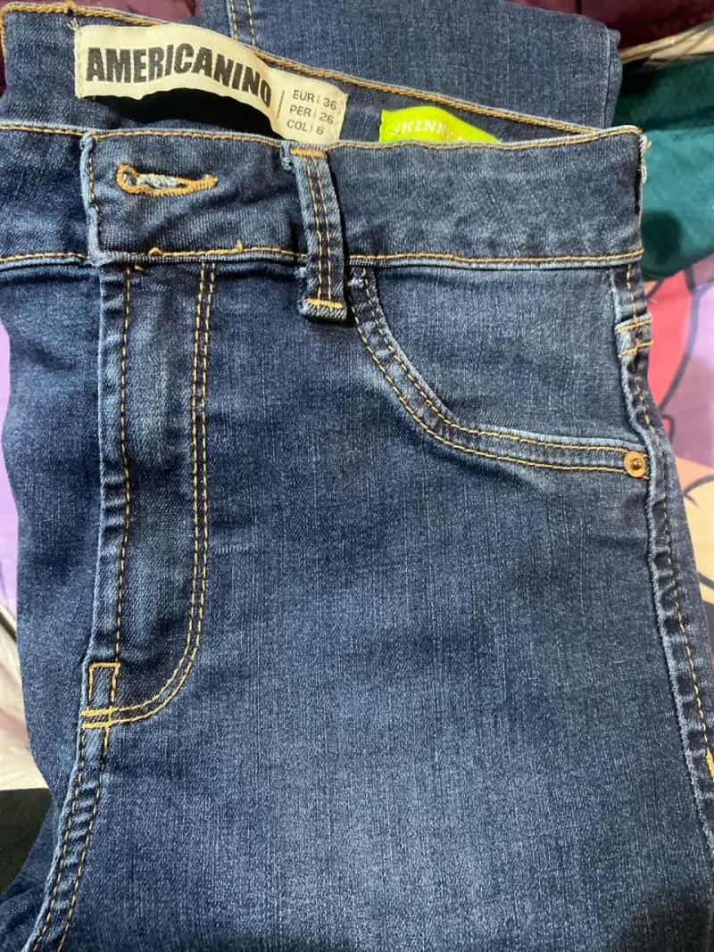 Jeans Americano skinny azul