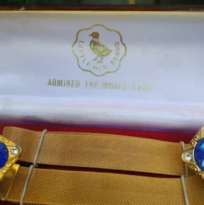 Gemelos pulsera dorado Little Hen - miniatura 1