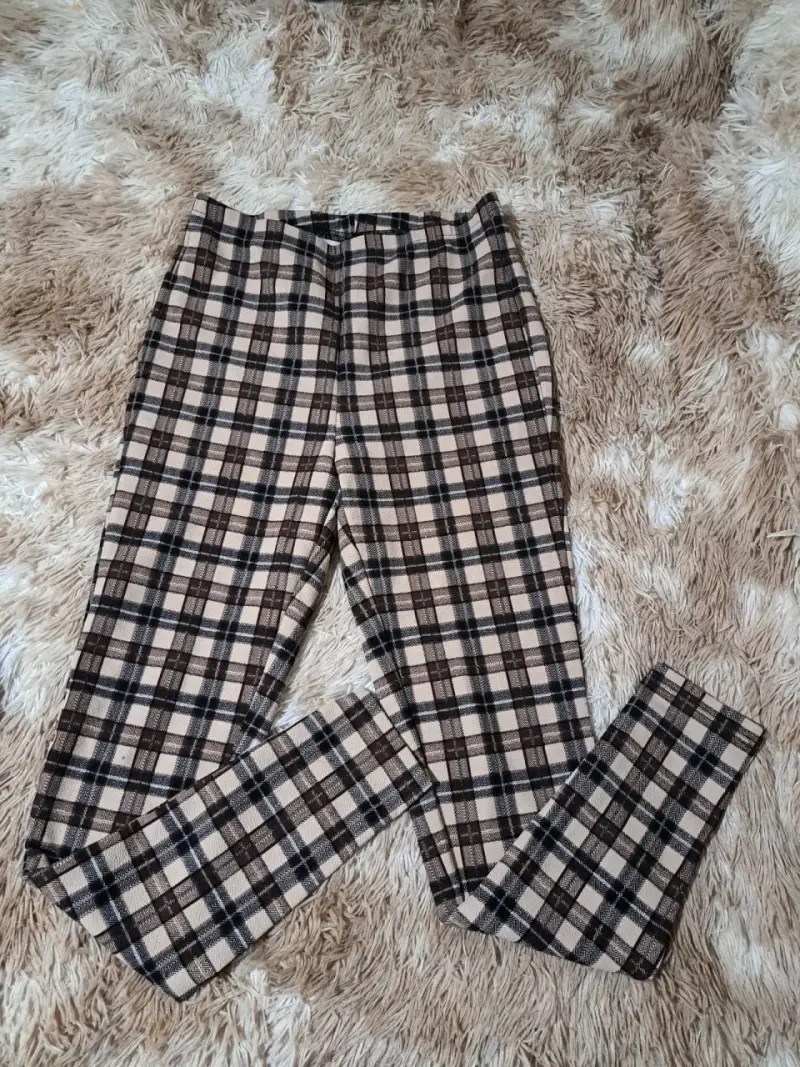 Leggings Shein a cuadros - 4