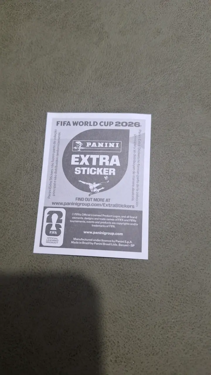 Lámina Panini Achraf Hakimi Extra sticker - 3