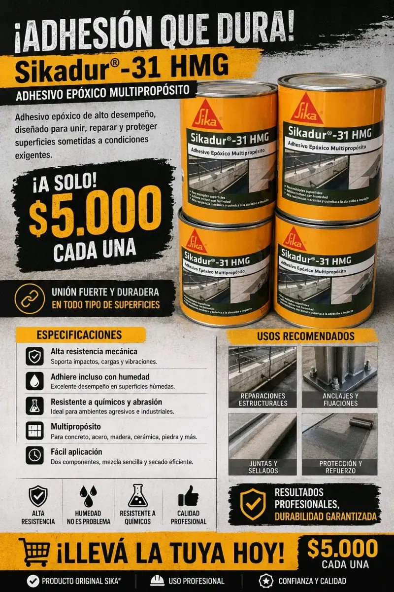 Adhesivo Epóxico Sikadur-31 HMG