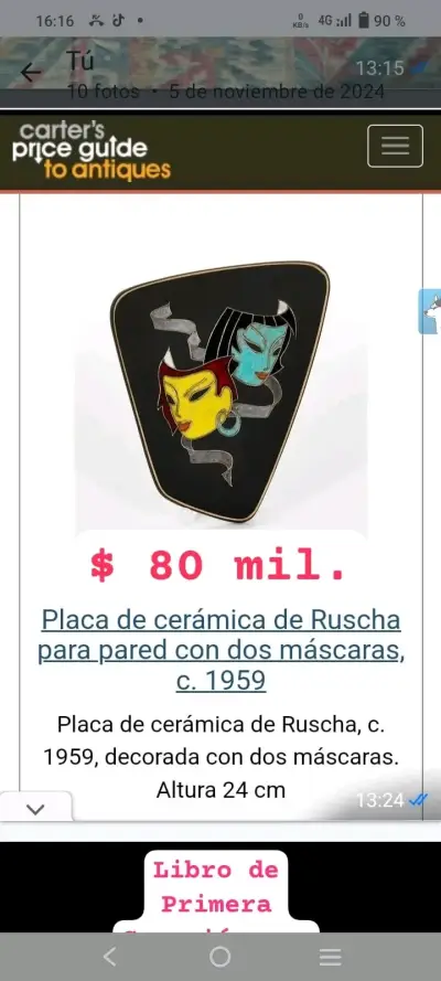 Placa decorativa de Ruscha (1959) - miniatura 2