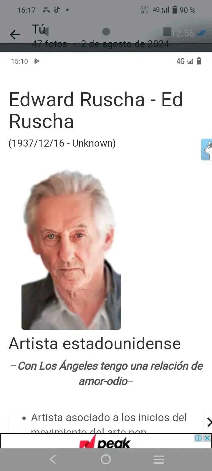 Placa decorativa de Ruscha (1959) - 3