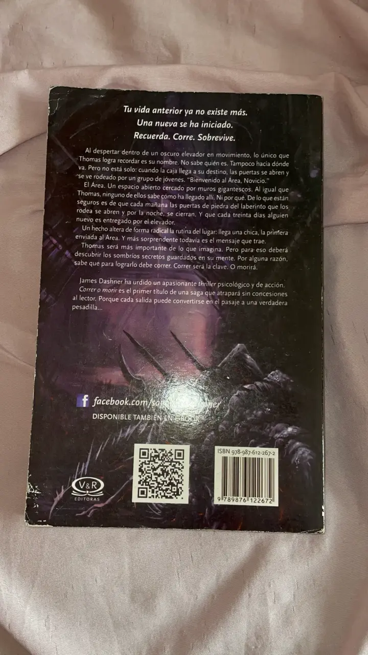 Libro Maze Runner: Correr o Morir - 2