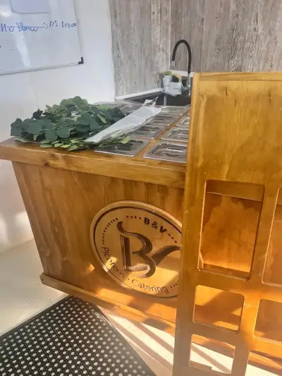 Módulo de catering de madera - miniatura 1
