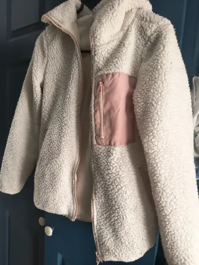Chaqueta de lana beige - miniatura 1