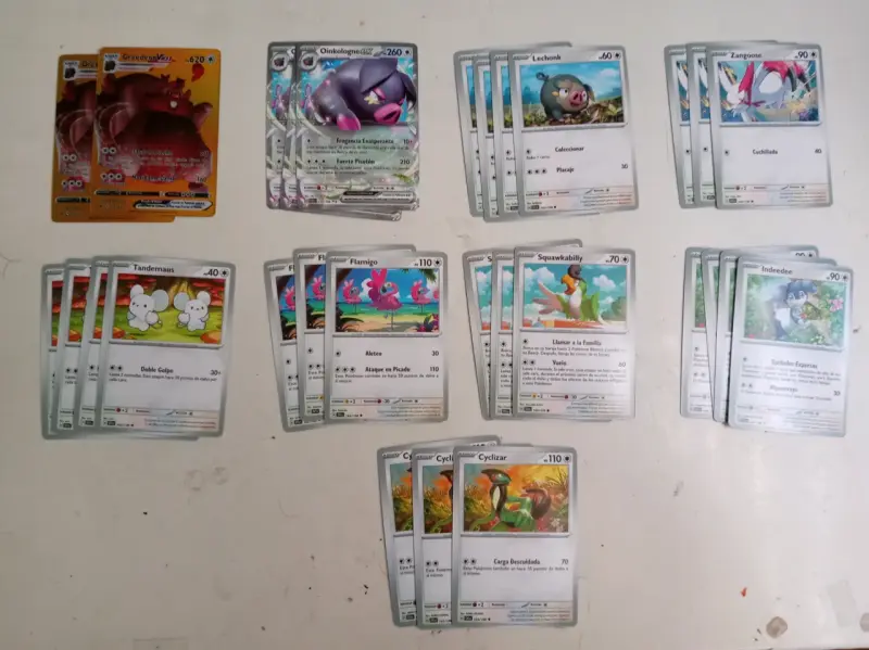 Lote de cartas Pokémon variadas - 2
