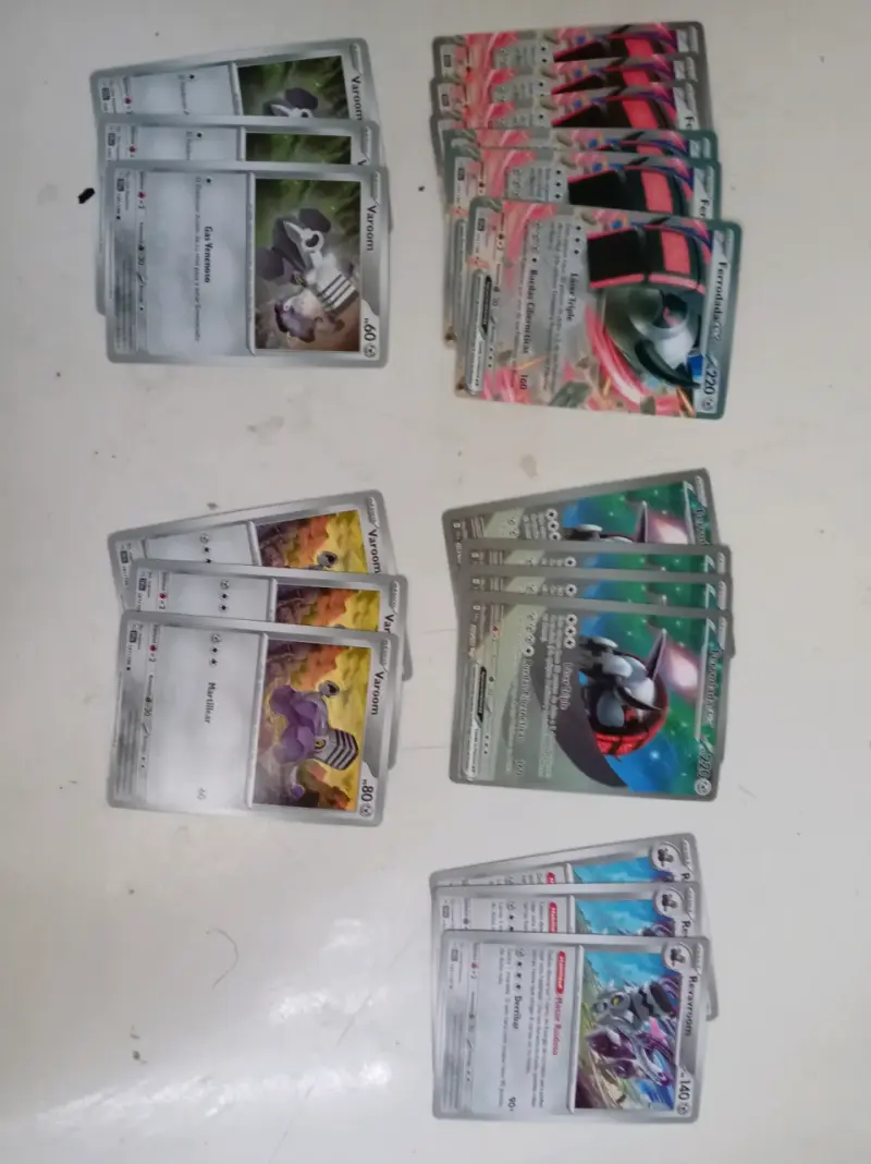 Lote de cartas Pokémon variadas - 6