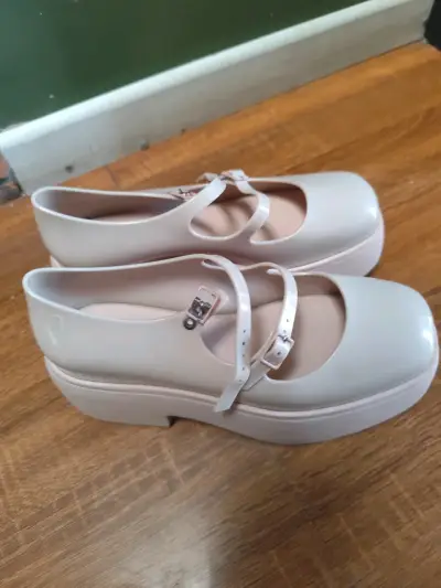 Zapatos Melissa Farah plataforma rosado - miniatura 1