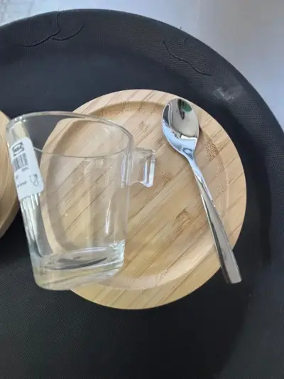 Taza de vidrio transparente - miniatura 2
