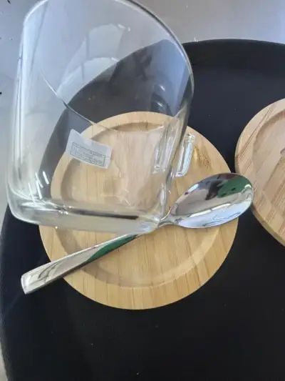 Taza de vidrio transparente - miniatura 3