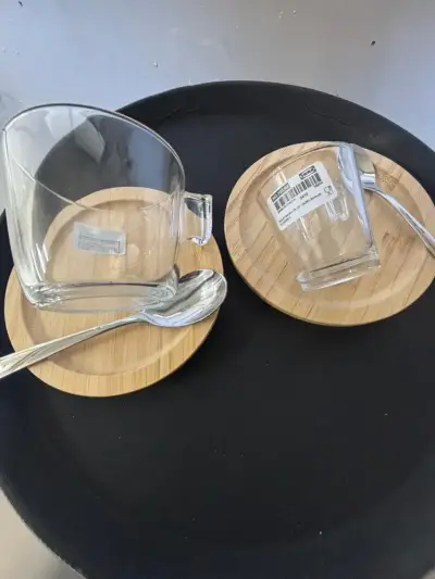 Taza de vidrio transparente - miniatura 6