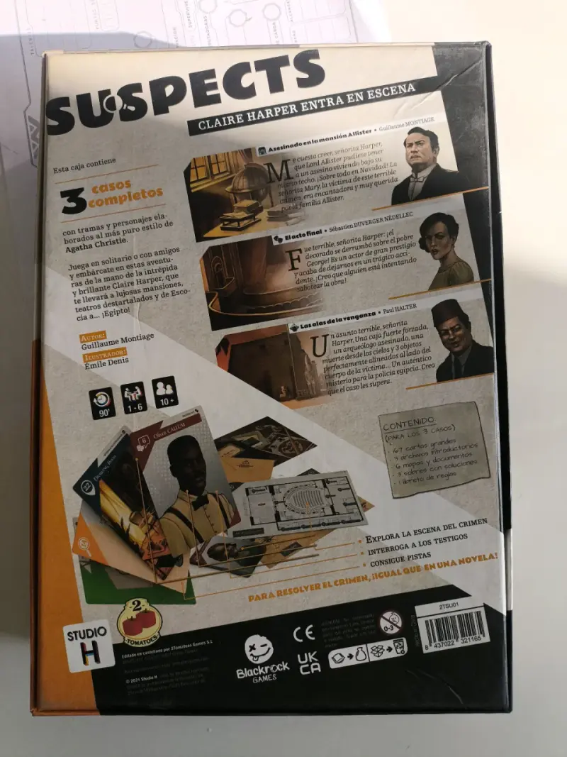 Juego de detective Suspects - 2