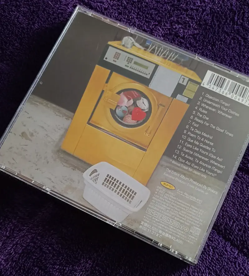 CD Shakira Laundry Service (Edición Japonesa) - 4