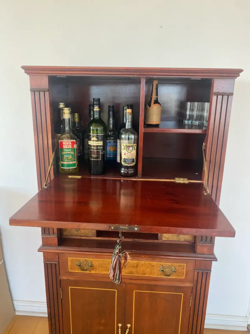 Secreter de madera vintage - 2