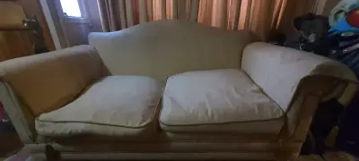 Juego de Sofá beige dos cuerpos y 2 de un cuerpo - miniatura 1