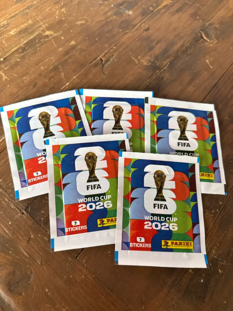 5 Sobres stickers Mundial 2026 - 1