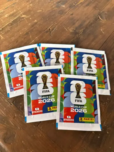 5 Sobres stickers Mundial 2026 - miniatura 1