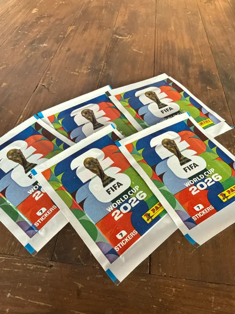 5 Sobres stickers Mundial 2026 - 2