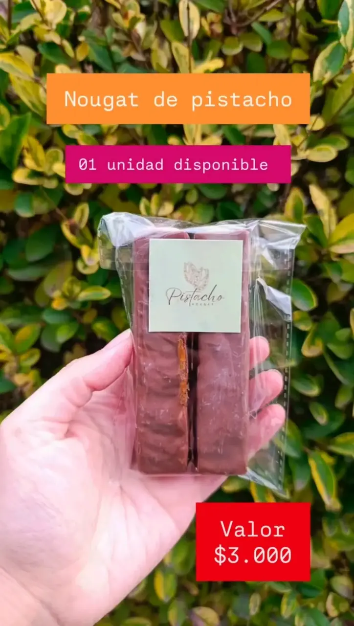 Nougat de pistacho