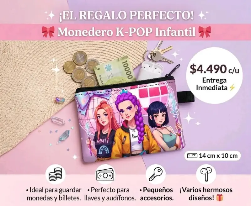Estuche de tela con diseño animado - 3
