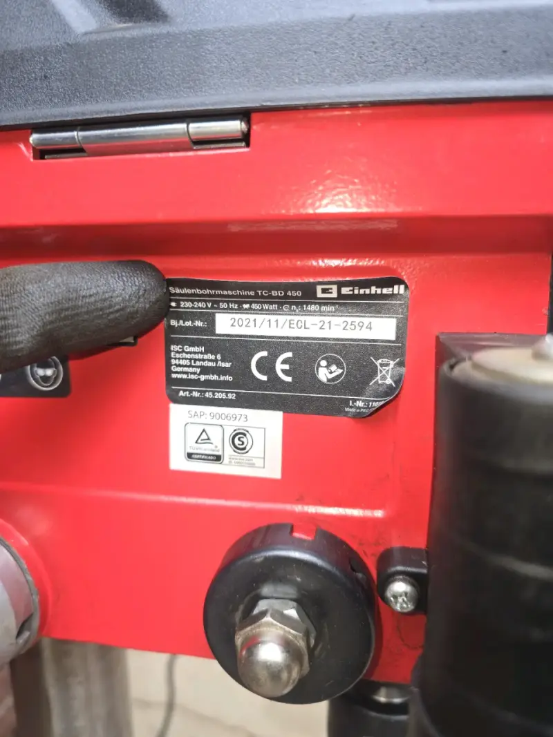 Taladro de Columna Einhell TC BD 450 - 5