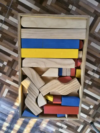 Bloques de madera educativos - miniatura 1