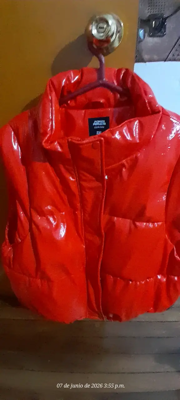 Chaqueta de cuero beige - 2