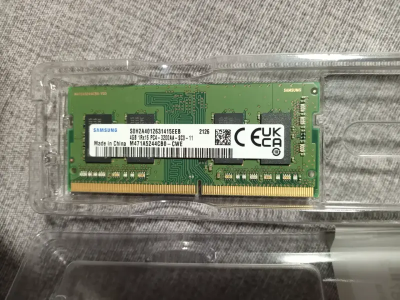 Memoria RAM Samsung 4GB DDR4 3200 MHZ SO-DIMM